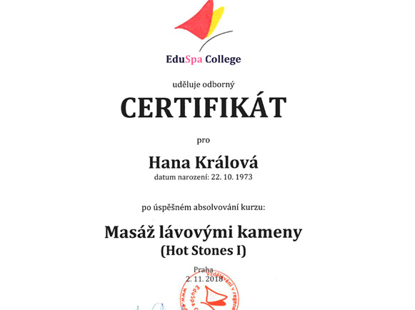 Masáže Hana Králová