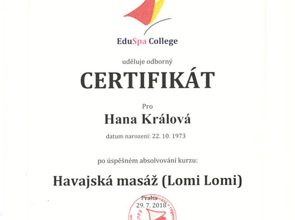 Masáže Hana Králová