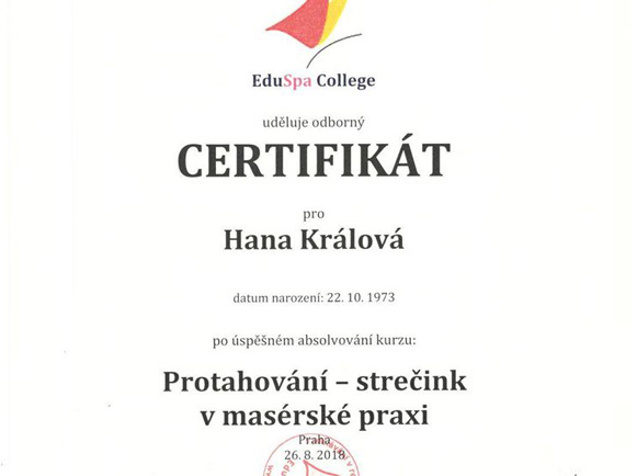 Masáže Hana Králová